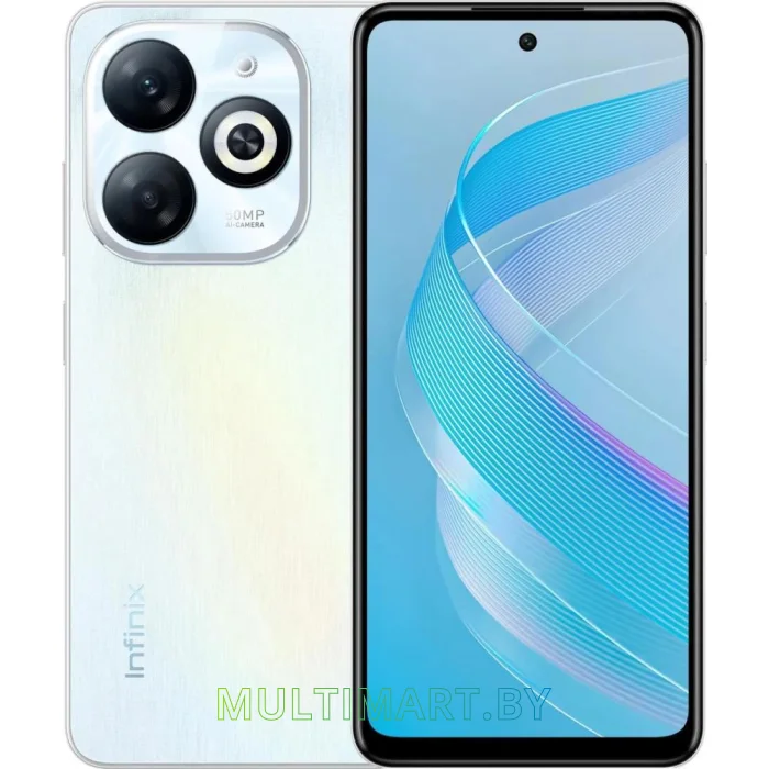 Смартфон Infinix Smart 8 X6525 3GB/64GB (белая галактика)